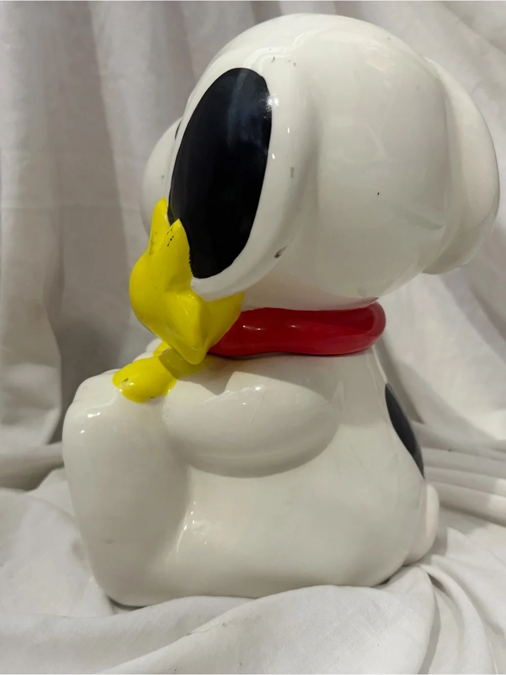 Peanuts Snoopy & Woodstock White, Yellow, Black Figurine